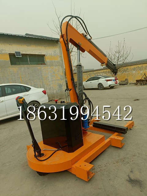 辽宁省自卸车厢随车吊 自制轮式四不像起重机 四驱平板吊 5吨 贵盛